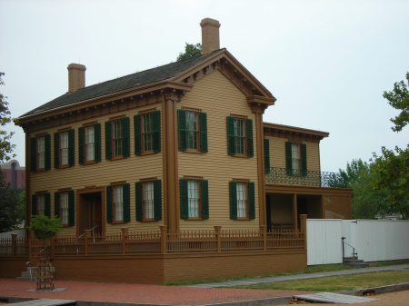 View of the Lincoln Home